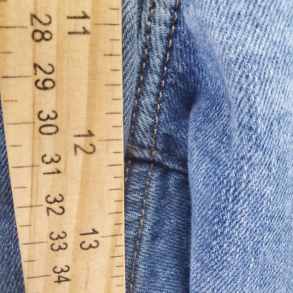 Old Navy Jeans Womens 18 Light Blue O.G. Straight High Rise Stretch Denim - Picture 7 of 11